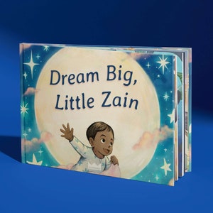 Geschenk für Kleinkind Dream Big Little One personalisierte Buch | Geschenke für Babys, Neugeborene und neue Eltern | Individuell angefertigte Story mit Name & Profilbild