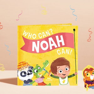Qui peut ? Vous le pouvez ! Livre - cadeau personnalisé pour enfant - cadeau pour garçon ou fille - histoire de positivité personnalisée avec nom et avatar