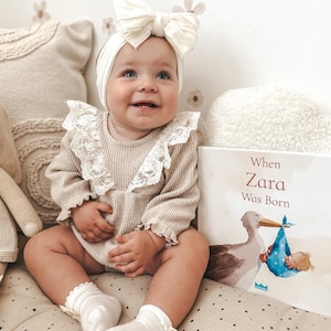 Personalised When You Were Born Book, New Baby Keepsake Gift, Perfect for Christening, Baptism, Birthdays