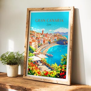 Gran Canaria Poster - Spain Wall Art, the perfect gift and a lasting travel memory | Print
