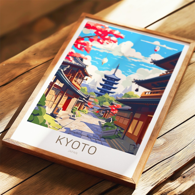 Kyoto Print, Kyoto Poster, Kyoto Wall Art, Kyoto Art Print, Kyoto Photo, Japanese Poster, Japan Poster, Japan Wall Art, Japan Print image 6