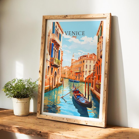 Venedig Poster Italien Poster Venedig Vintage Poster Travel Poster Venedig Poster Retro Poster Venedig Italien Reise Geschenk