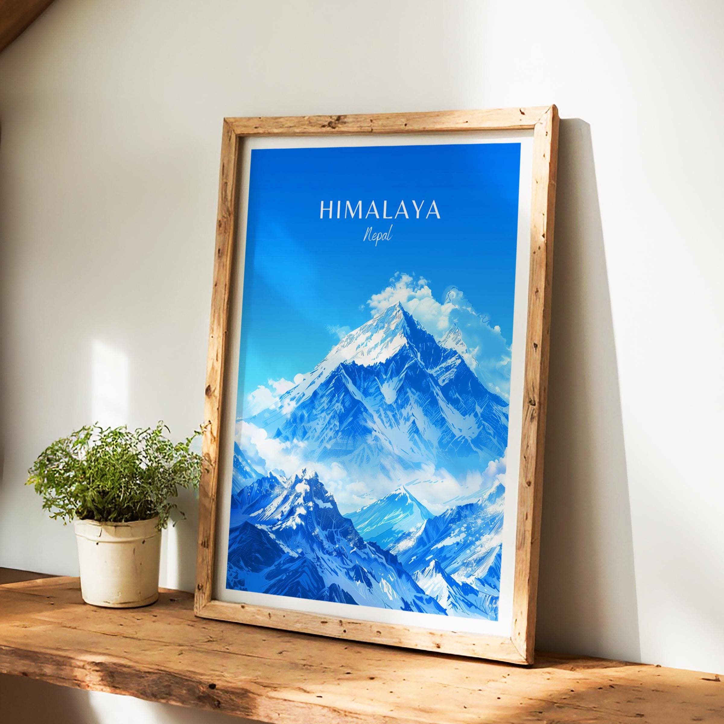 Himalaya Poster - Nepal Wall Art, the Perfect Gift and a Lasting