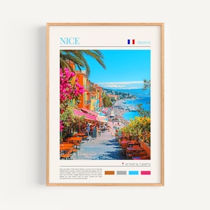 Bellissimo poster - Arte murale Francia, il regalo perfetto e un ricordo di viaggio duraturo | Stampa artistica da parete con paesaggio urbano