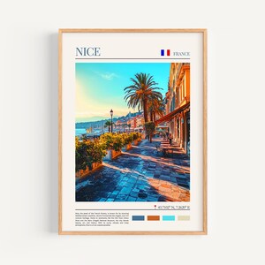 Bellissimo poster - Arte murale Francia, il regalo perfetto e un ricordo di viaggio duraturo | Stampa artistica da parete con paesaggio urbano