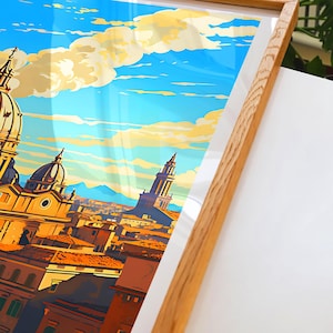 Rome Poster Italy Poster Rome Vintage Poster Travel Poster Rome Retro Poster Rome Travel Gift Wall Art Print image 7