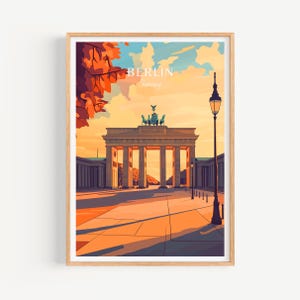 Berlin Vintage Travel Poster - Germany Wall Art, the Perfect Gift & a Unique Travel Keepsake | Home Decor Print