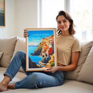Cinque Terre Poster - Italian Wall Art for Home Decor, the perfect gift and a lasting memory | Art Print image 5