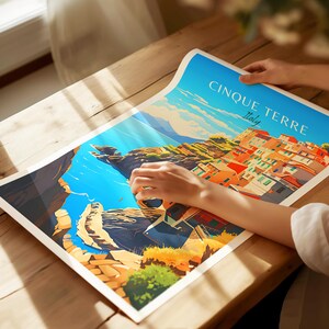Cinque Terre Poster - Italian Wall Art for Home Decor, the perfect gift and a lasting memory | Art Print image 9