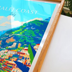 Amalfi Coast Poster - Italian Wall Art, the perfect gift and a lasting travel memory | Amalfi Coast Print image 7