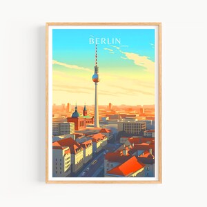 Berlin Travel Poster - Berlin Poster - Germany Wall Art for Home Decor, the perfect gift and a lasting memory | Art Print image 2