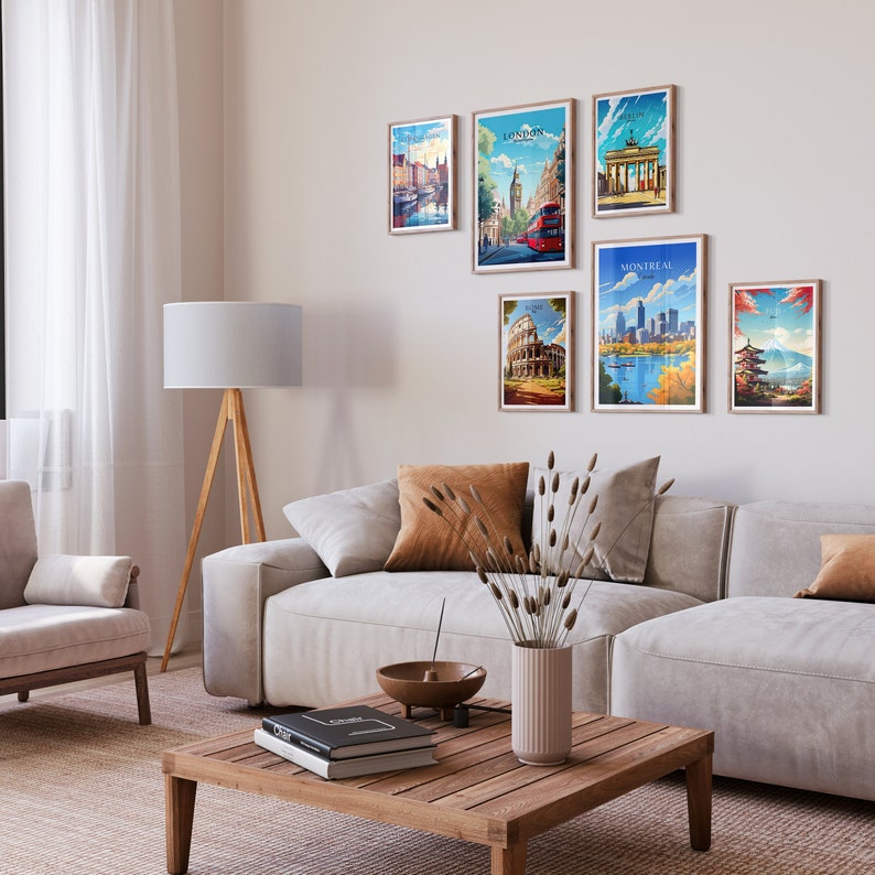 Montreal Travel Poster Canada Wall Art for Home Decor, the Perfect Gift