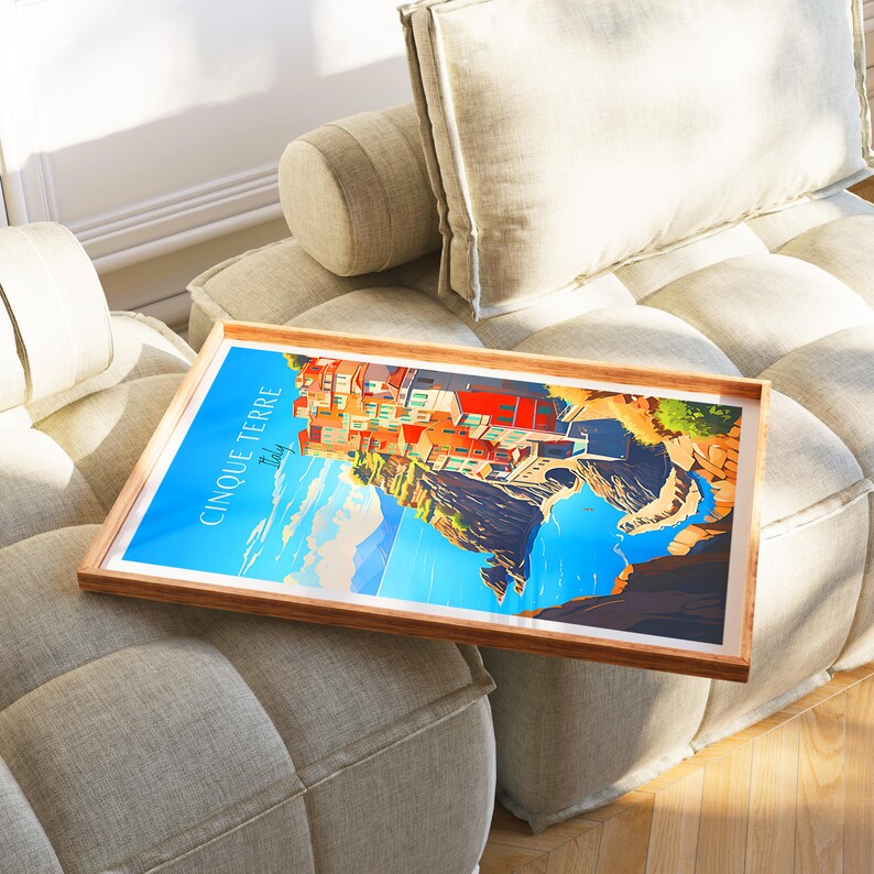 Cinque Terre Poster - Italian Wall Art for Home Decor, the perfect gift and a lasting memory | Art Print image 4