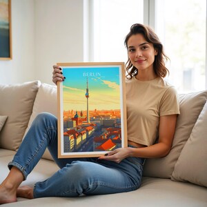 Berlin Travel Poster - Berlin Poster - Germany Wall Art for Home Decor, the perfect gift and a lasting memory | Art Print image 5
