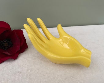 Vintage French Ceramic Hand, Jewellery Stand 1950's, Display Hand