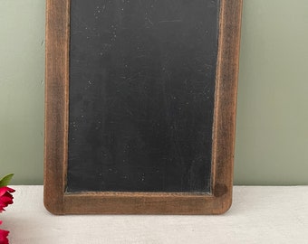 Vintage French Wooden School Slate Blackboard Chalkboard Writing Slate