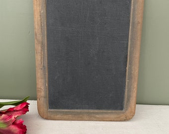 Vintage French Wooden School Slate Blackboard Chalkboard Writing Slate