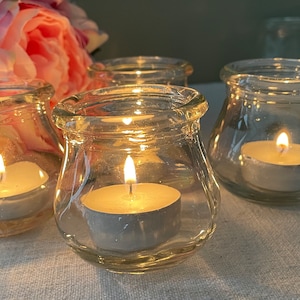 Antique French Bell Shaped Glass Jars, Cloche, Night Light Holders, Ventouse