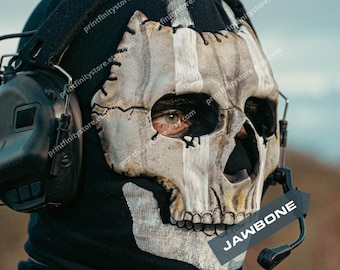 JAWBONE - Ghost inspired - Airsoft Ready Ghost Mask