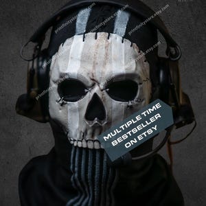 Night War - Ghost inspired - Airsoft Ready Ghost Mask