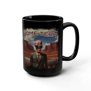 HOME TEAM - Welcome to the Team - Home Black Mug, 15oz - (Benefiting Jay&#39;s Hope Foundation)