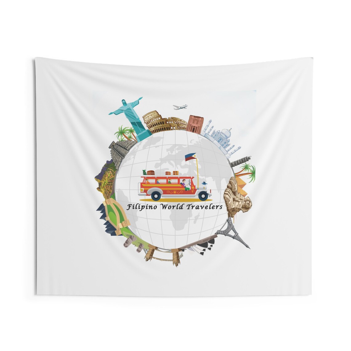 Filipino World Travelers Indoor Wall Tapestries Etsy