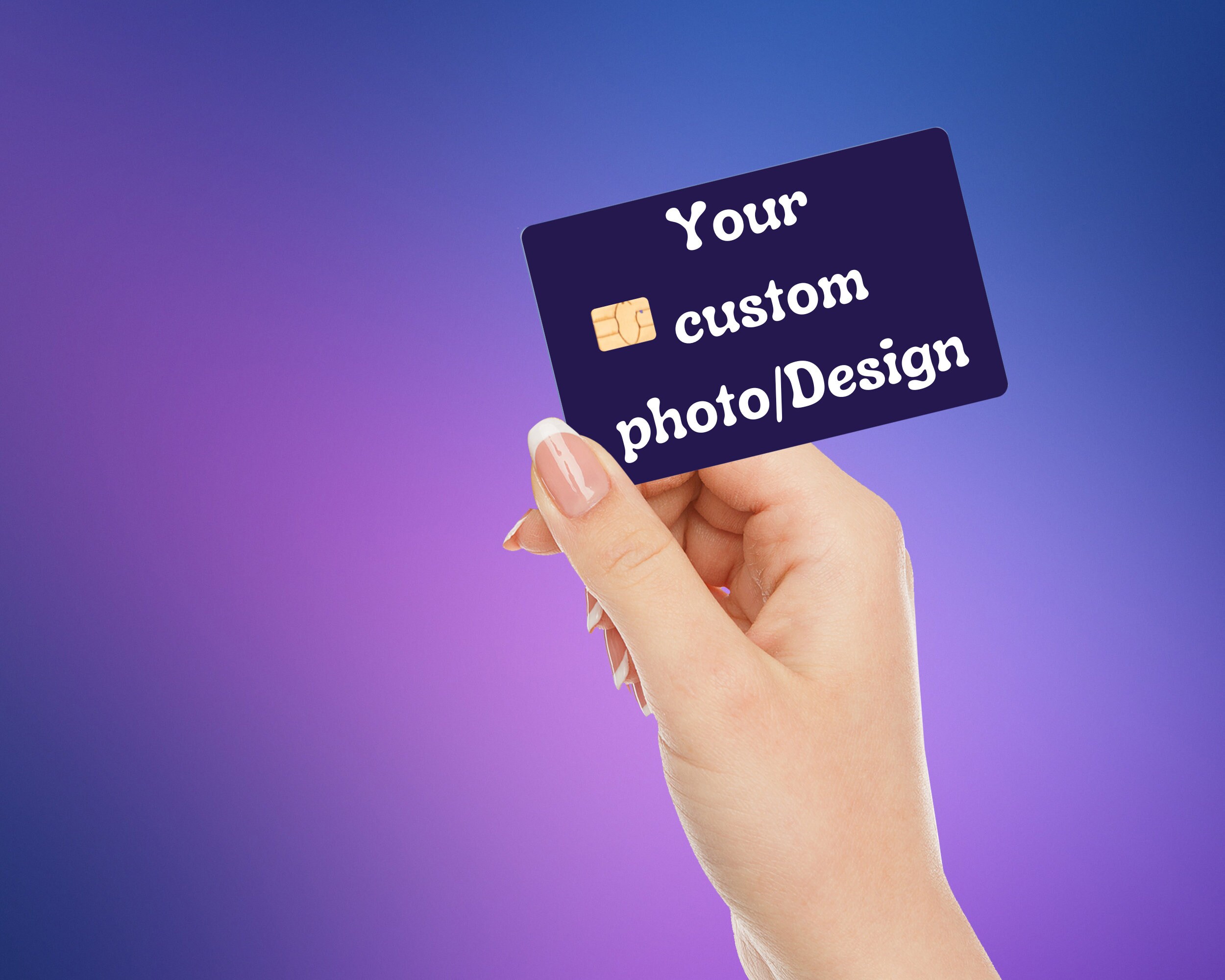 Custom Credit & Debit Card Skin Cover Create Your Design 