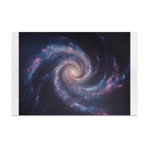Kosmiczna Galaktyka Spiralna Puzzle, Edukacyjna Kosmiczna Układanka, Unikalna Astronomiczna Sztuka Puzzle, Wymagająca Puzzle dla Dorosłych, Kosmiczna Układanka