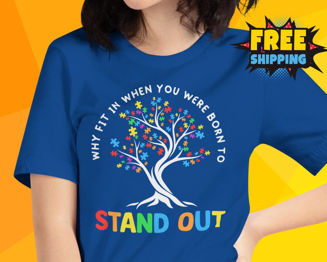 Autism Advocate Tree Shirt: Stand Out, Support Awareness ...