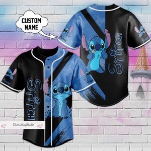 Get Game-Ready with Braves Lilo & Stitch Jersey - Gray - Scesy