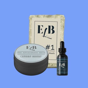 BEARD SOAP, AFTERSHAVE and beard oil bundle: natural handmade beard products