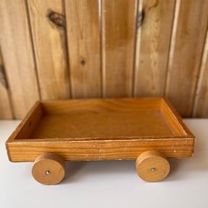 Handmade wooden wagon.  Vintage Wagon.  Real Wood Wagon.  Display Wagon. Wagon Planter.  Wagon Decor.
