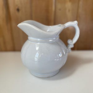 Vintage McCoy Pitcher.  McCoy Pottery.  Antique McCoy.  Mini McCoy Pottery Pitcher.