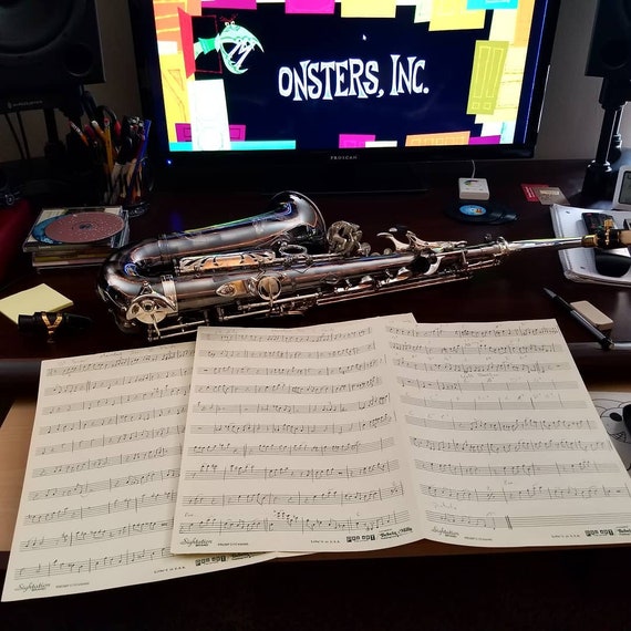 Monster's Inc. Theme - Duet for Alto and Tenor Sax (Sheet Music Download)