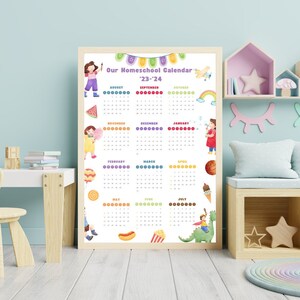 Homeschool Calendar 2023-24