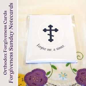 Orthodox Stationary-Forgiveness Sunday Notecards 4 Pack