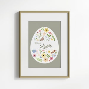 Art mural imprimable de Pâques, cadeau de Pâques, art numérique de Pâques, décoration de Pâques, art oeuf de Pâques, décoration de printemps, impression de Pâques