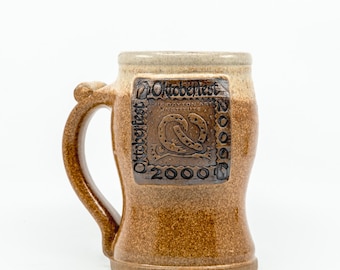 Vintage 2000 Oktoberfest Dayton Art Institute Ceramic Beer Stein - Greer Pottery