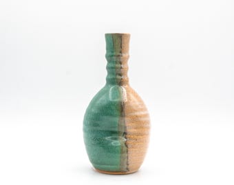 Vintage Kit Vanderwal Lantern Hill Pottery Seagrove NC Pinched Bud Vase