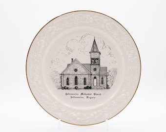 Jeffersonton Virginia Methodist Church Homer Laughlin Eggshell Theme Plate