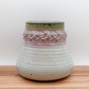 Vintage 1997 Jim Bell Handmade NC Studio Pottery Vase 5.25&quot;