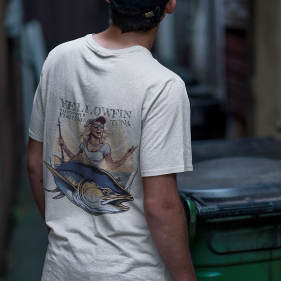 T-shirt Fishing Gift Fisherman Shirt Funny Fishing Design Fish Art