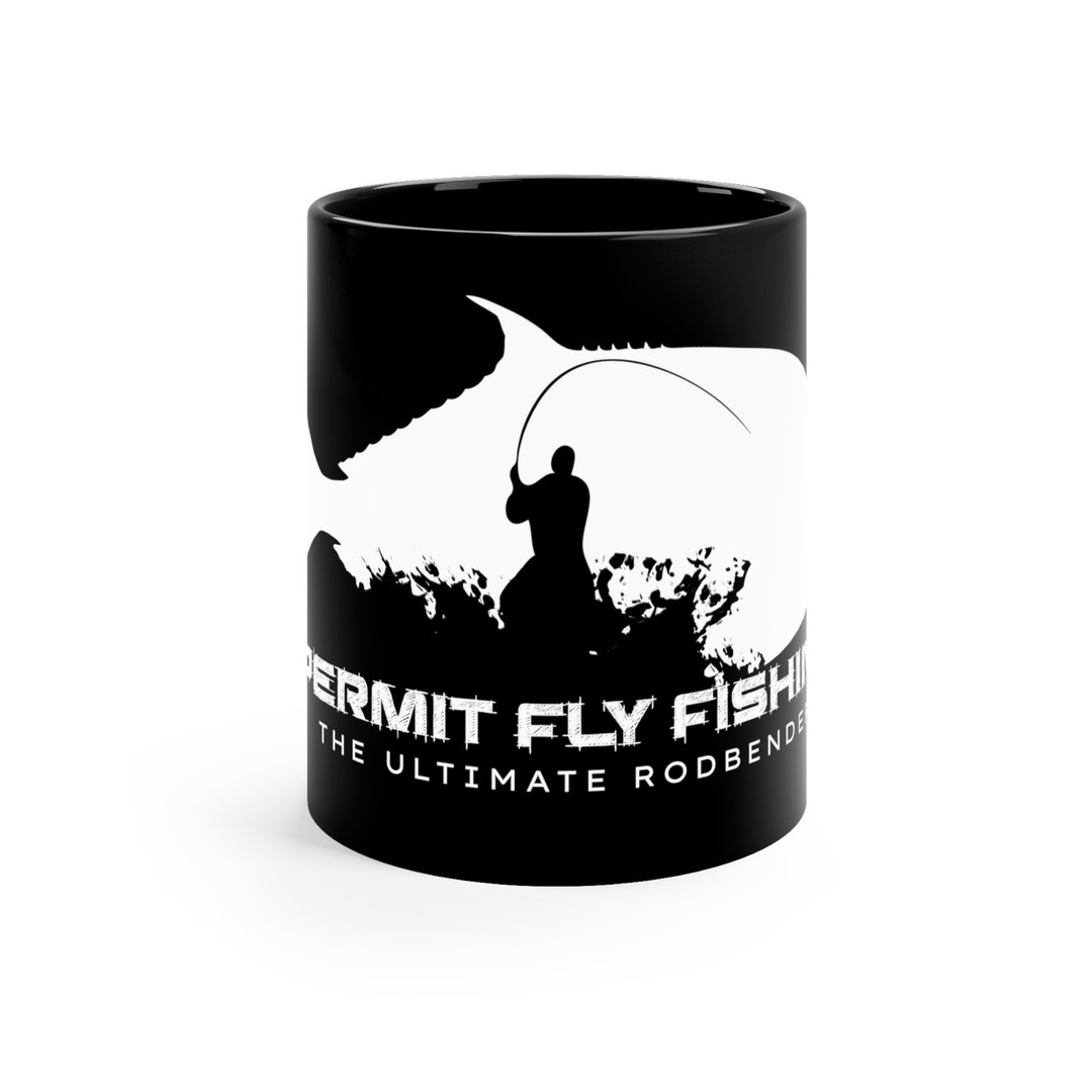 Fishing Mug Gift Funny Fishing Cup Fish Permit Fly Fishing Present Etsy