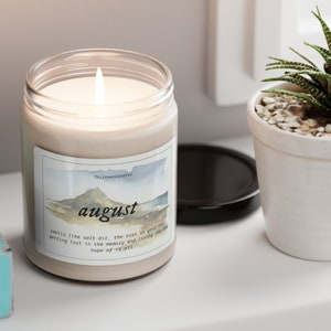 August Custom Scented Candle