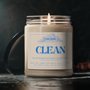 Clean, Scented Song Candle