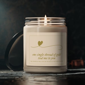 Invisible String, Custom Scented Candle