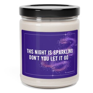 Encantada, Esta noche brilla, Vela perfumada personalizada