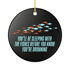 Father Figure Lyric Christmas Decor Ornament