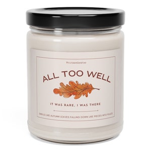 Custom Scented Soy Candle