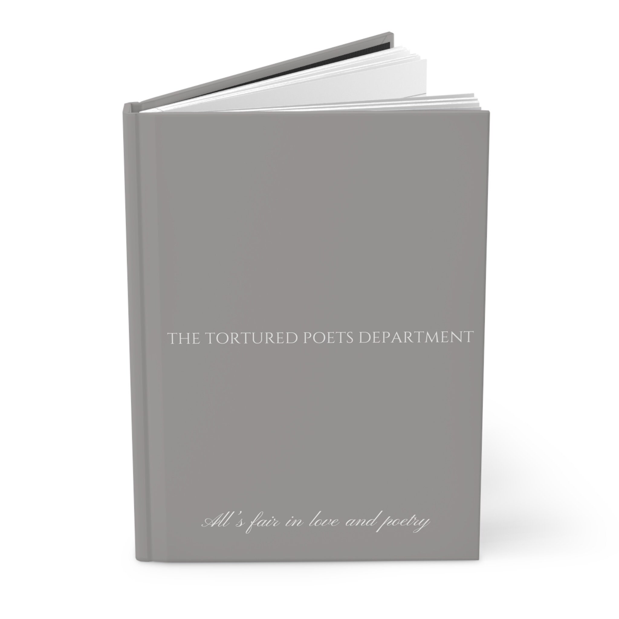 The Tortured Poets Department Hardcover Notebook Journal